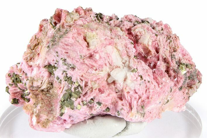 Light Pink Rhodonite with Pyrite - Peru #363190